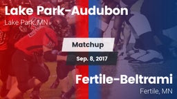 Matchup: Lake Park-Audubon vs. Fertile-Beltrami  2017