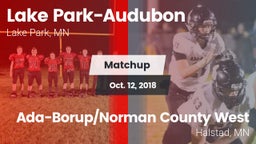 Matchup: Lake Park-Audubon vs. Ada-Borup/Norman County West 2018