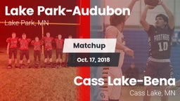 Matchup: Lake Park-Audubon vs. Cass Lake-Bena  2018