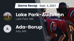 Recap: Lake Park-Audubon  vs. Ada-Borup  2021
