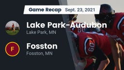 Recap: Lake Park-Audubon  vs. Fosston  2021