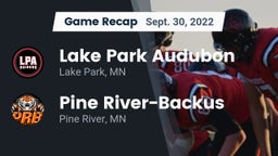 Recap: Lake Park Audubon  vs. Pine River-Backus  2022