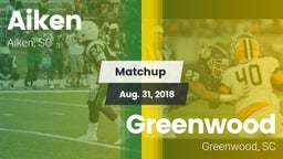 Matchup: Aiken vs. Greenwood  2018