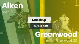 Matchup: Aiken vs. Greenwood  2019