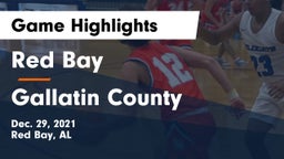 Red Bay  vs Gallatin County  Game Highlights - Dec. 29, 2021