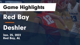 Red Bay  vs Deshler  Game Highlights - Jan. 25, 2022