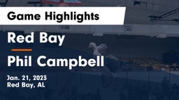 Red Bay  vs Phil Campbell  Game Highlights - Jan. 21, 2023