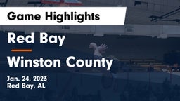 Red Bay  vs Winston County  Game Highlights - Jan. 24, 2023