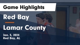 Red Bay  vs Lamar County Game Highlights - Jan. 5, 2024