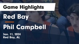 Red Bay  vs Phil Campbell  Game Highlights - Jan. 11, 2024