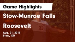 Stow-Munroe Falls  vs Roosevelt  Game Highlights - Aug. 21, 2019