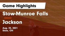 Stow-Munroe Falls  vs Jackson  Game Highlights - Aug. 25, 2021