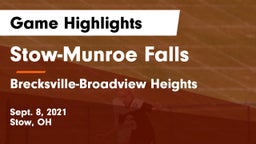 Stow-Munroe Falls  vs Brecksville-Broadview Heights  Game Highlights - Sept. 8, 2021