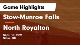 Stow-Munroe Falls  vs North Royalton  Game Highlights - Sept. 15, 2021