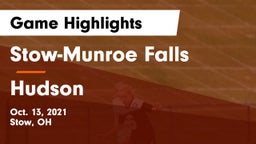 Stow-Munroe Falls  vs Hudson  Game Highlights - Oct. 13, 2021