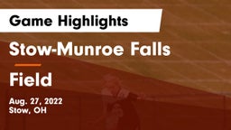 Stow-Munroe Falls  vs Field  Game Highlights - Aug. 27, 2022