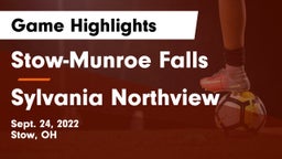 Stow-Munroe Falls  vs Sylvania Northview Game Highlights - Sept. 24, 2022