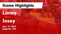 Laney  vs Josey  Game Highlights - Jan. 12, 2019