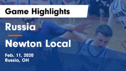 Russia  vs Newton Local  Game Highlights - Feb. 11, 2020