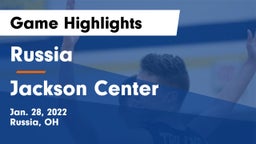 Russia  vs Jackson Center  Game Highlights - Jan. 28, 2022