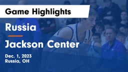 Russia  vs Jackson Center  Game Highlights - Dec. 1, 2023