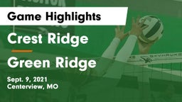 Crest Ridge  vs Green Ridge Game Highlights - Sept. 9, 2021