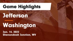 Jefferson  vs Washington  Game Highlights - Jan. 14, 2022
