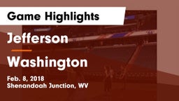 Jefferson  vs Washington Game Highlights - Feb. 8, 2018