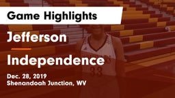Jefferson  vs Independence   Game Highlights - Dec. 28, 2019