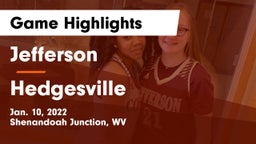 Jefferson  vs Hedgesville   Game Highlights - Jan. 10, 2022