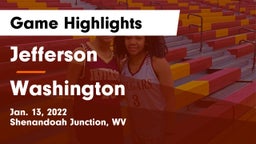 Jefferson  vs Washington  Game Highlights - Jan. 13, 2022
