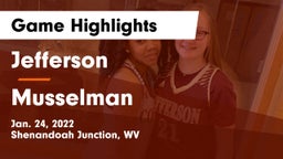 Jefferson  vs Musselman  Game Highlights - Jan. 24, 2022