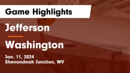 Jefferson  vs Washington  Game Highlights - Jan. 11, 2024