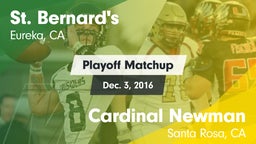 Matchup: St. Bernard's vs. Cardinal Newman  2016