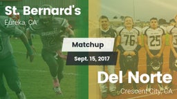 Matchup: St. Bernard's vs. Del Norte  2017