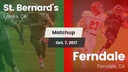Matchup: St. Bernard's vs. Ferndale  2017