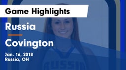 Russia  vs Covington  Game Highlights - Jan. 16, 2018