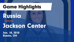 Russia  vs Jackson Center  Game Highlights - Jan. 18, 2018