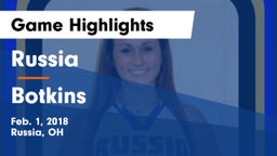 Russia  vs Botkins  Game Highlights - Feb. 1, 2018