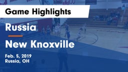 Russia  vs New Knoxville  Game Highlights - Feb. 5, 2019