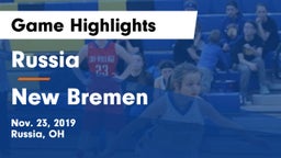 Russia  vs New Bremen  Game Highlights - Nov. 23, 2019