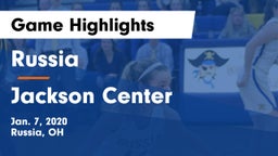 Russia  vs Jackson Center  Game Highlights - Jan. 7, 2020