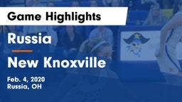 Russia  vs New Knoxville  Game Highlights - Feb. 4, 2020