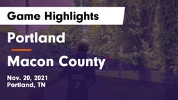 Portland  vs Macon County  Game Highlights - Nov. 20, 2021