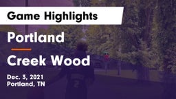 Portland  vs Creek Wood  Game Highlights - Dec. 3, 2021