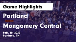 Portland  vs Mongomery Central Game Highlights - Feb. 10, 2022