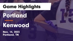 Portland  vs Kenwood  Game Highlights - Nov. 14, 2023