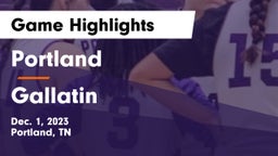 Portland  vs Gallatin  Game Highlights - Dec. 1, 2023