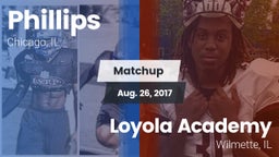 Matchup: Phillips vs. Loyola Academy  2017