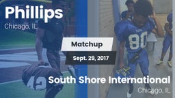 Matchup: Phillips vs. South Shore International  2017